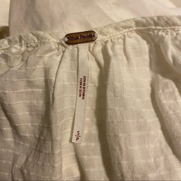 Free People Elisa Tunic in Ivory Size Small - Picture 5 of 9